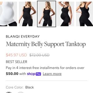 Blanqi Belly support tank Maternity